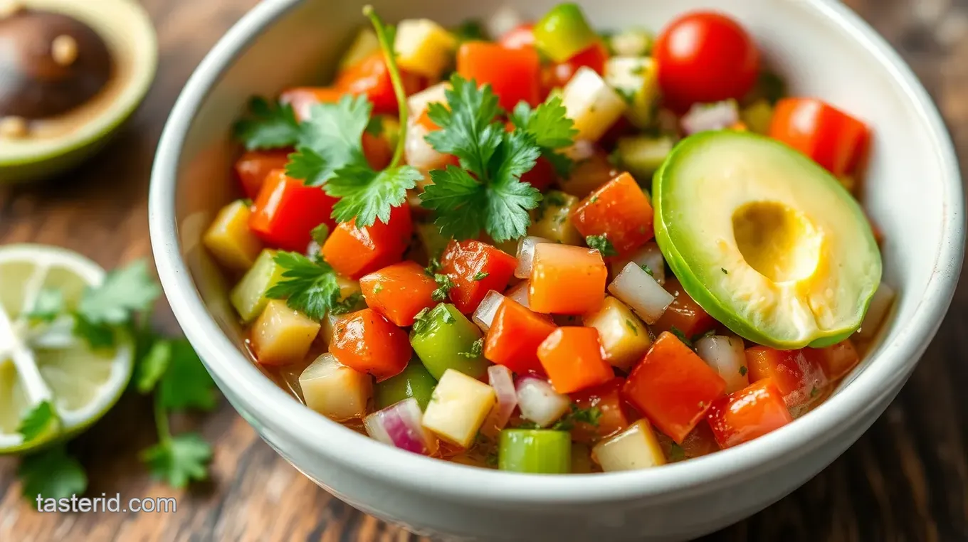 Refreshing Avocado Salsa to Combat Bitterness