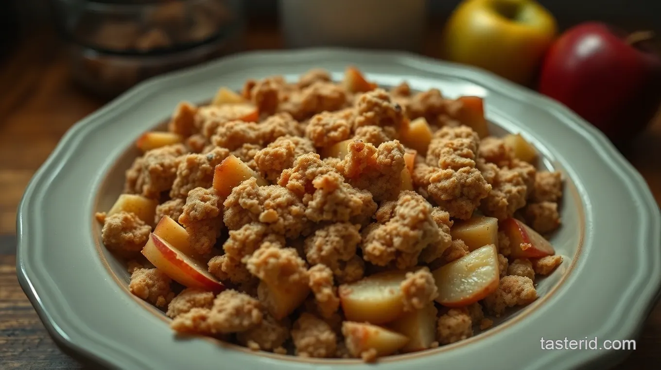 Classic Cinnamon-Maple Apple Crisp