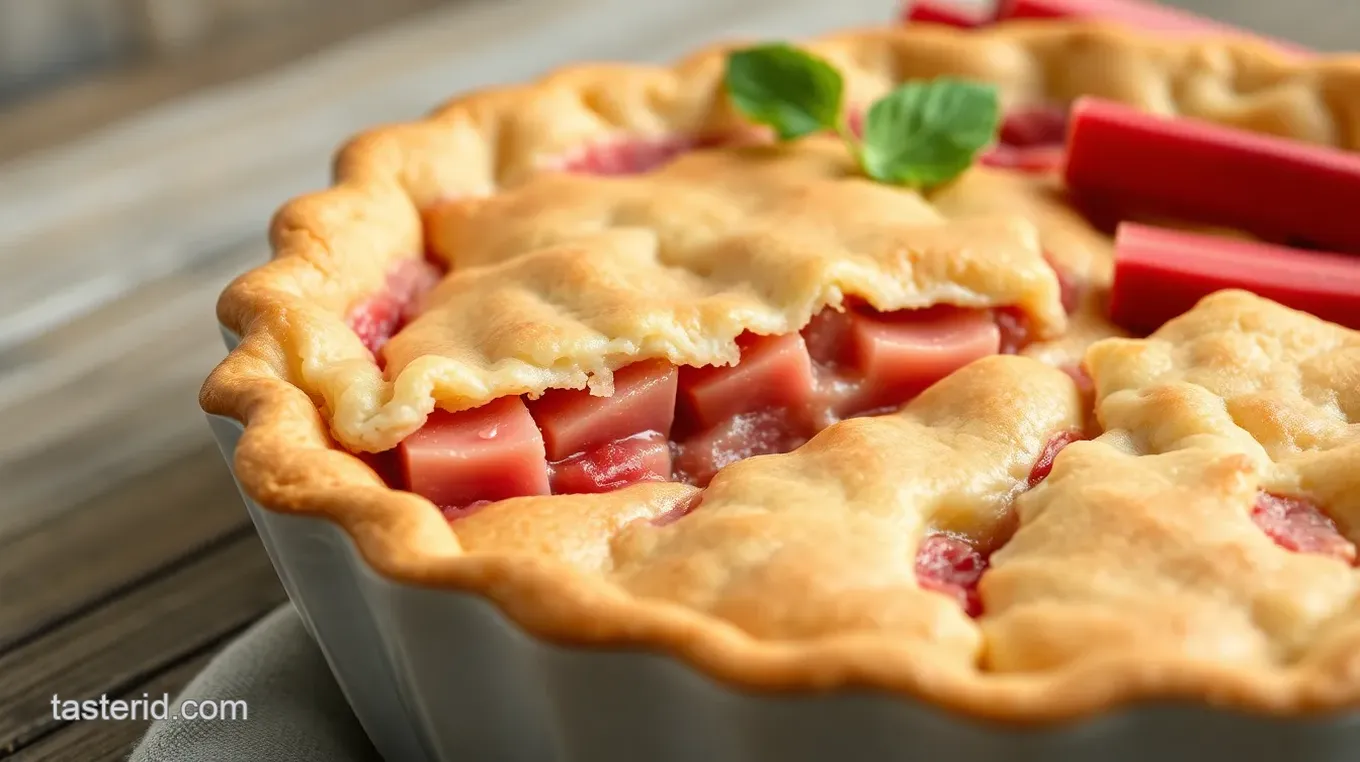 Classic Rhubarb Pie: A Taste of Spring