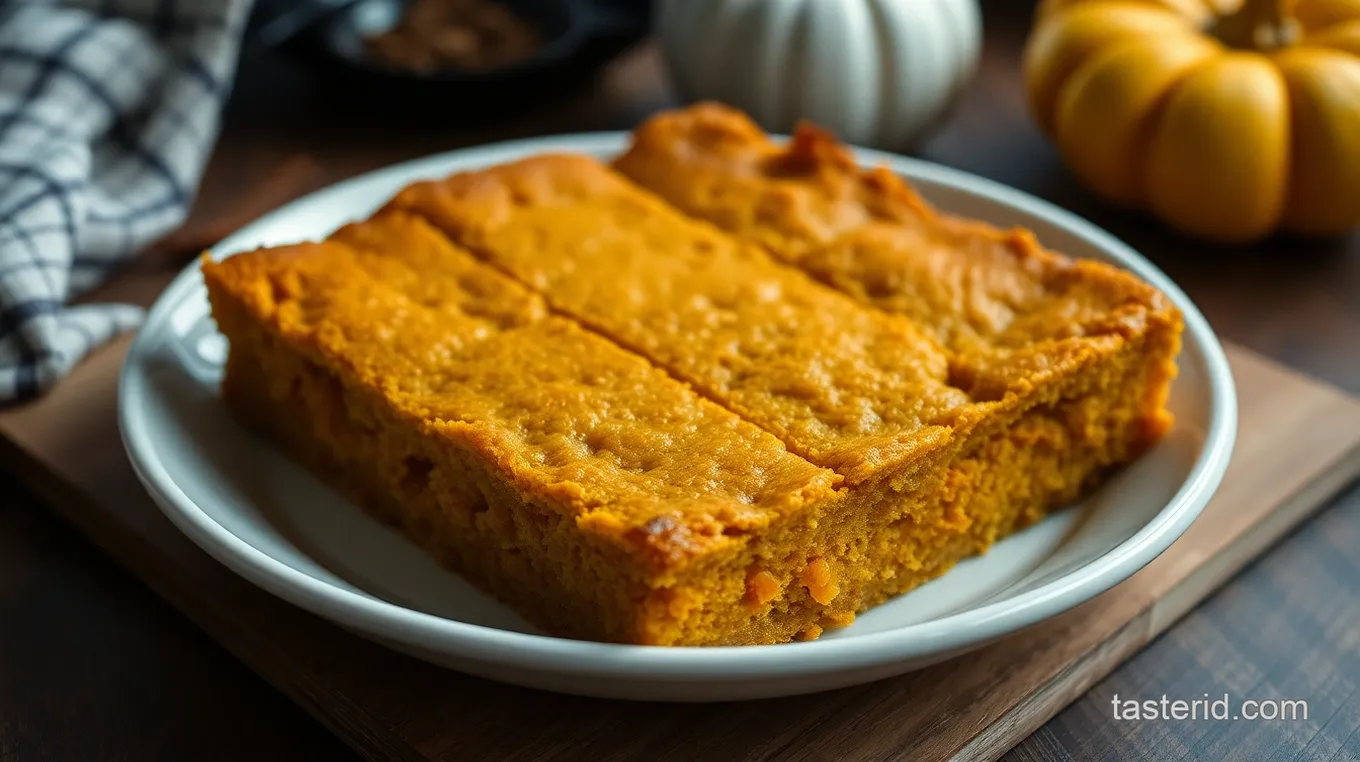 Delicious Pumpkin Squares with Cream Cheese Frosting