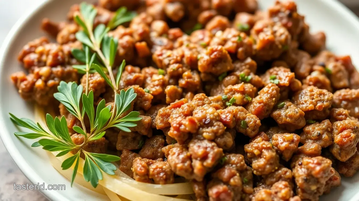 How to Make Ground Beef Taste Like Sausage