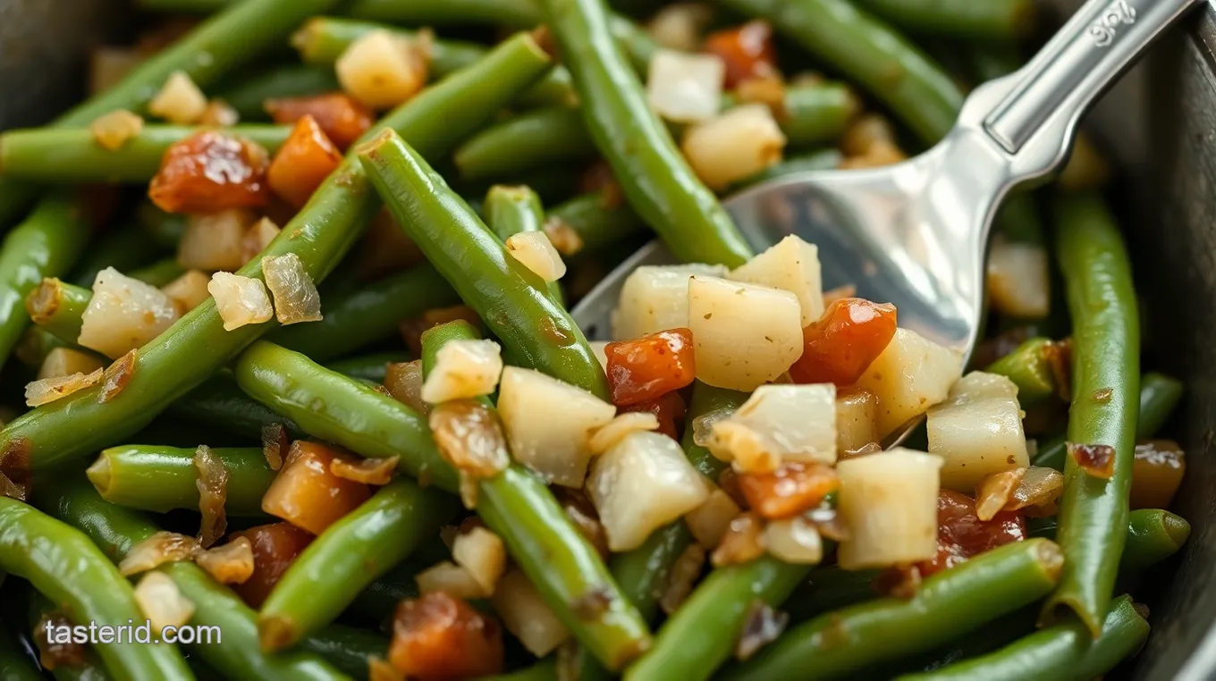 Savory Spiced Canned Green Beans