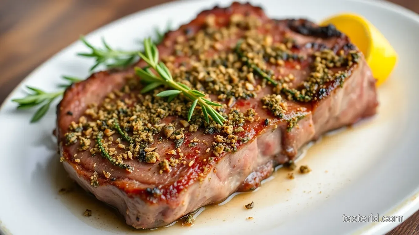 Herb-Crusted Roast Venison