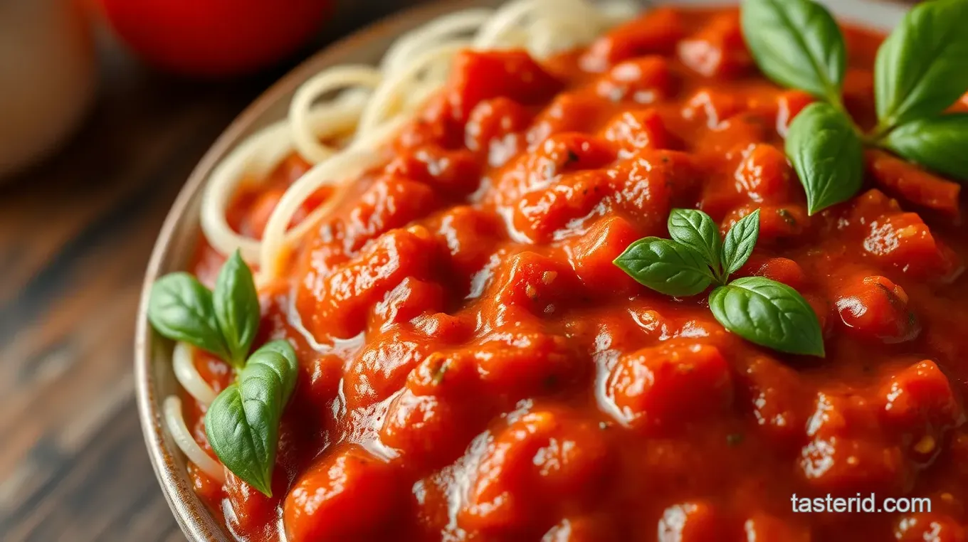 Revitalizing Tomato Sauce