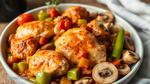 Bake Chicken Cacciatore with Veggies