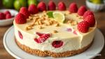 Bake Key Lime Raspberry Cheesecake Delight