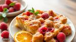 Bake Raspberry-Orange Bread Pudding Delight