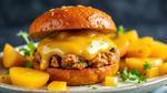 Cooked Pork Burgers with Sweet Pineapple Sauce