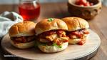 Cooked Turkey Sliders with Tomato Chutney