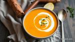 Roasted Sweet Potato Coconut Soup (45 min)