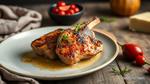 Sear Pork Chops with Rose Harissa Flavor