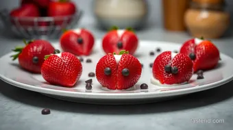 How to Make Adorable Strawberry Ladybirds: A Delicious Treat! recipe card