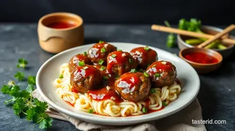 Bake Beef Teriyaki Meatballs in 38 Minutes