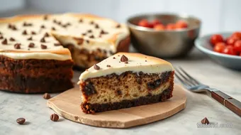 Bake Brownie Cheesecake Delightfully Rich