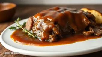 Bake Juicy Brisket with Rich Gravy