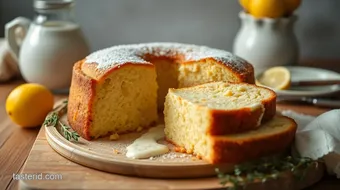 Bake Lemon Thyme Pound Cake with Ricotta