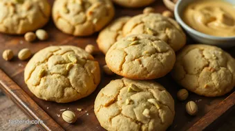 Bake Pistachio Cookies with Browned Butter