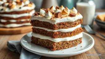 Bake S'mores Layer Cake Delightfully Sweet recipe card