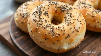 Baking Skinny Taste Bagels for a Healthy Delight recipe card