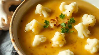 Blend Cauliflower Comforting Soup in 40 Min