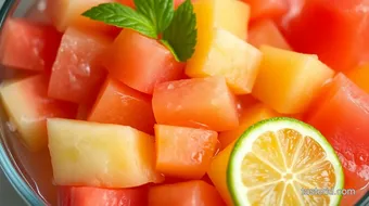 Blend Melons for Refreshing Summer Punch recipe card