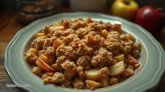 How My Grandmother's Taste of Home Apple Crisp Became Family's Favorite recipe card