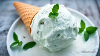 Easy Classic Mint Ice Cream Cone: A Delicious Summer Delight recipe card