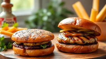 Grilled Turkey Burgers with Smoky Flavor