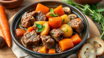 Hearty Lamb Stew with Fresh Herbs recipe card