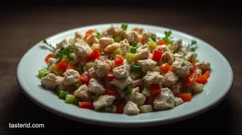 Easy and Delicious Skinny Taste Chicken Salad: My Family's Favorite! recipe card