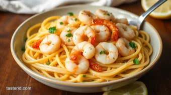 Quick Lemon Garlic Shrimp Pasta Recipe