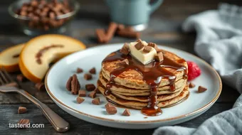 Quick Pancakes Chocolate Turtle Delight