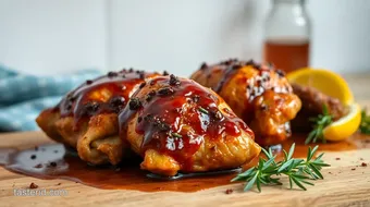 Roasted Chicken Thighs with Spiced Glaze