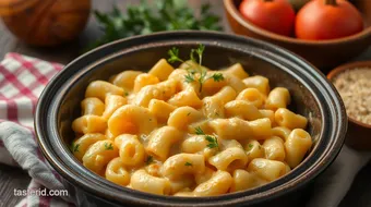 Slow Cooker Elbow Macaroni Creamy Delight