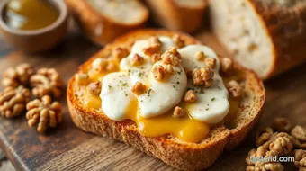 Toast Cheese Honey Delight in 20 Minutes recipe card