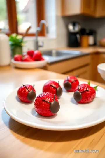 Adorable Strawberry Ladybirds steps