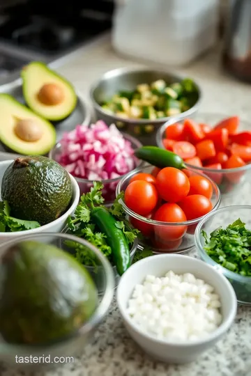 Refreshing Avocado Salsa to Combat Bitterness ingredients