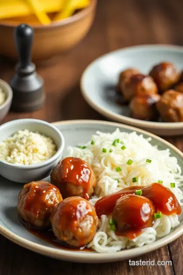 Quick &amp Savory Beef Teriyaki Meatballs ingredients