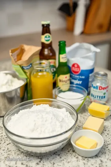 Tastefully Simple Beer Bread ingredients