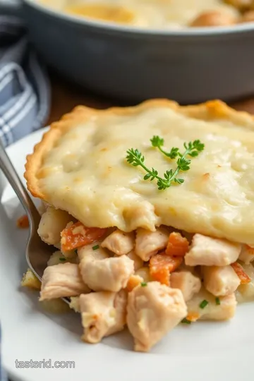 Taste of Home Chicken Pot Pie presentation