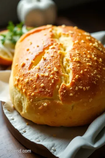 Butter-Infused Cuban Bread with Garlic and Herbs presentation