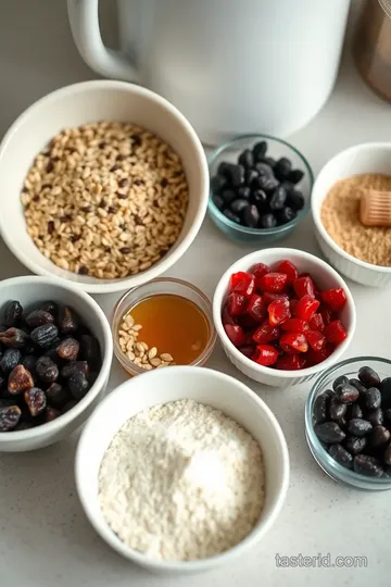 Whimsical Goji Berry Tartlet Parfait ingredients