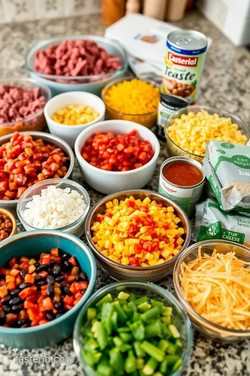 Cheesy Burrito Bake Delight ingredients