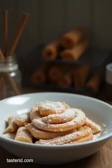 Classic Churros with Chocolate Dipping Sauce presentation