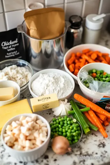 Classic Comfort: Homestyle Chicken Pot Pie ingredients