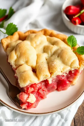 Classic Rhubarb Pie: A Taste of Spring presentation