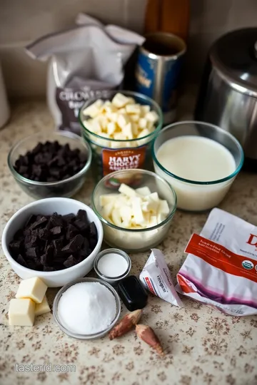 Delightfully Decadent Pink Chocolate Mousse ingredients