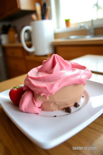 Delightfully Decadent Pink Chocolate Mousse steps