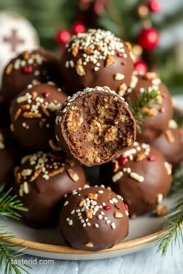 Easy Chocolate Xmas Balls – A Festive Delight! presentation