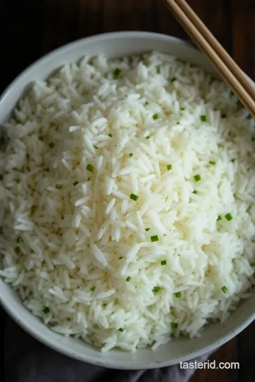 Fragrant Lemongrass Rice presentation